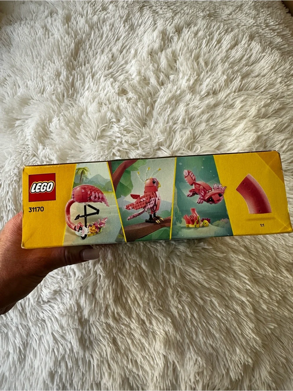 Lego Creator 3-in-1 Pink Flamingo 31170 Building Set 288 Pieces Complete New
